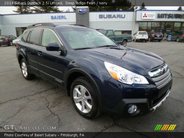 2014 Subaru Outback 2.5i Limited in Deep Indigo Pearl