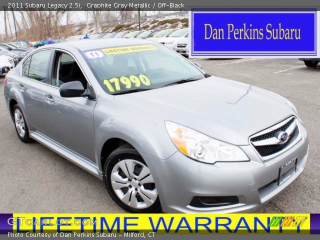 2011 Subaru Legacy 2.5i in Graphite Gray Metallic
