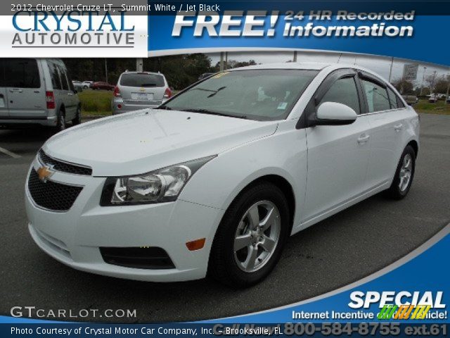 2012 Chevrolet Cruze LT in Summit White