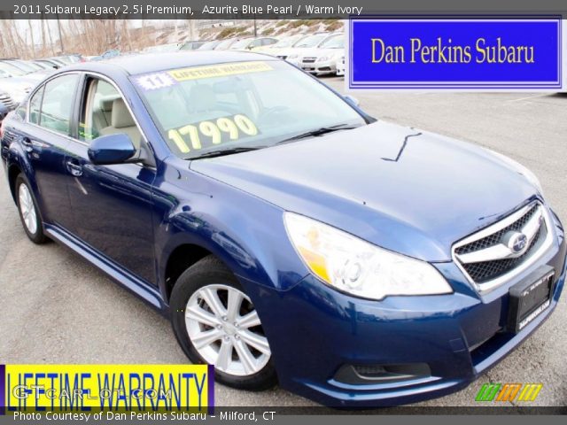 2011 Subaru Legacy 2.5i Premium in Azurite Blue Pearl