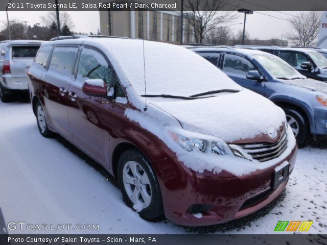 2011 Toyota Sienna LE in Salsa Red Pearl