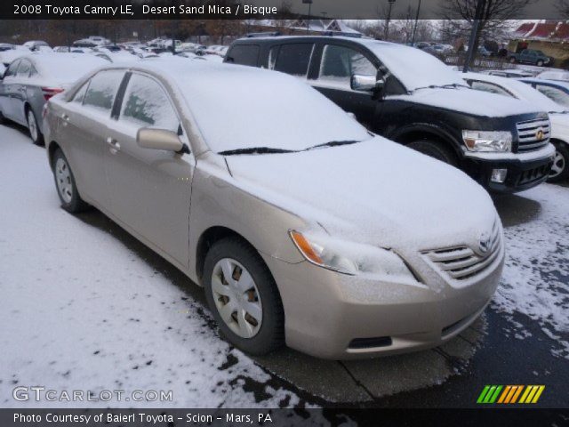 2008 Toyota Camry LE in Desert Sand Mica