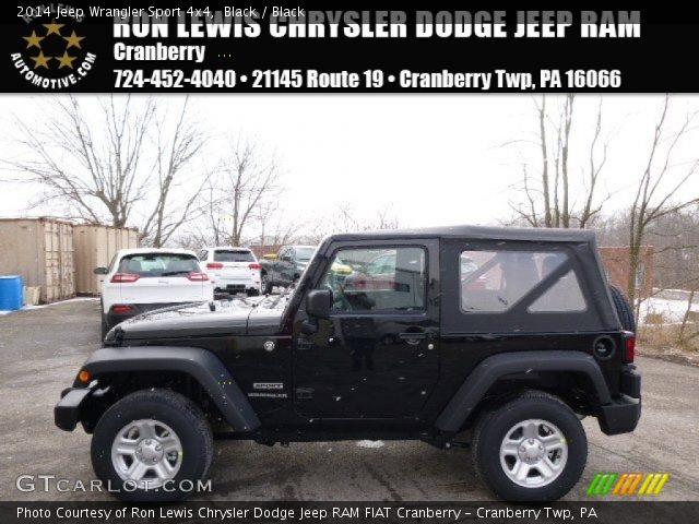 2014 Jeep Wrangler Sport 4x4 in Black