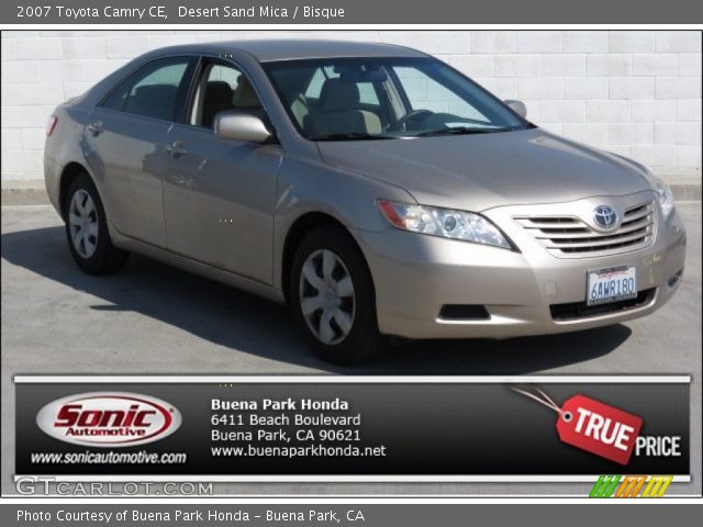 2007 Toyota Camry CE in Desert Sand Mica