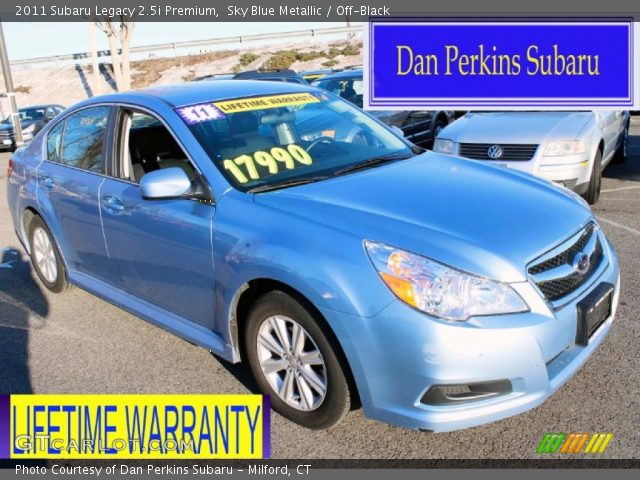 2011 Subaru Legacy 2.5i Premium in Sky Blue Metallic