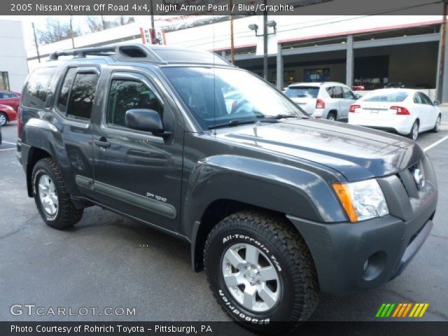 2005 Nissan Xterra Off Road 4x4 in Night Armor Pearl
