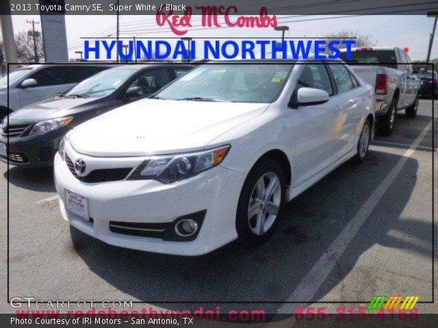 2013 Toyota Camry SE in Super White