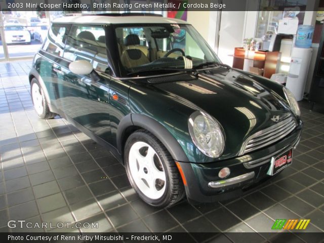 2003 Mini Cooper Hardtop in British Racing Green Metallic