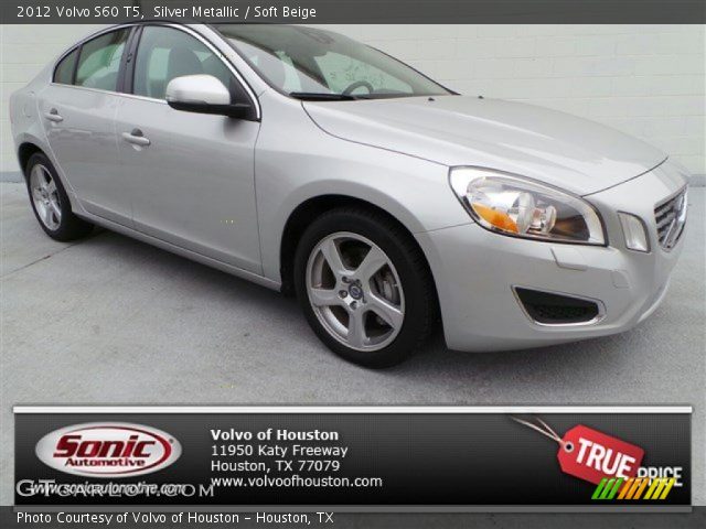 2012 Volvo S60 T5 in Silver Metallic