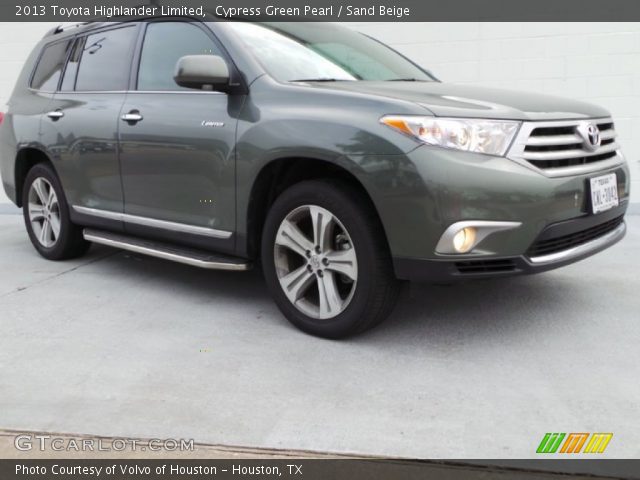 2013 Toyota Highlander Limited in Cypress Green Pearl