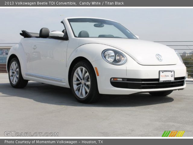2013 Volkswagen Beetle TDI Convertible in Candy White