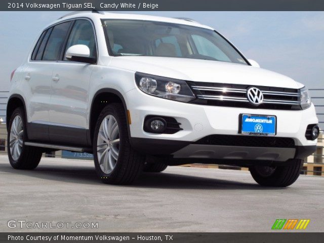 2014 Volkswagen Tiguan SEL in Candy White