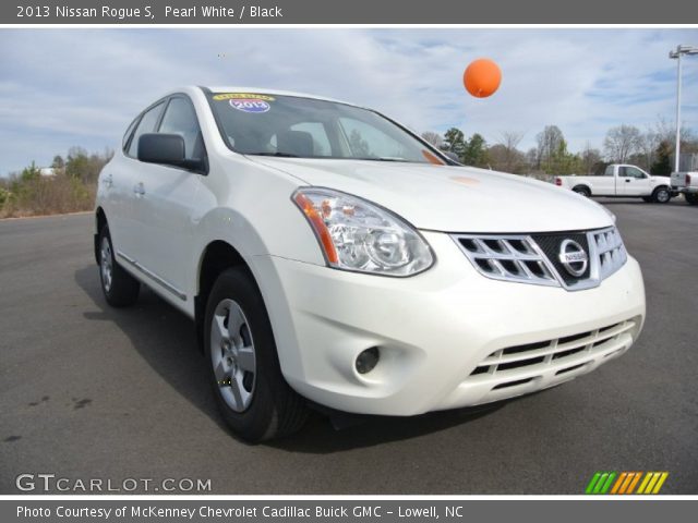 2013 Nissan Rogue S in Pearl White