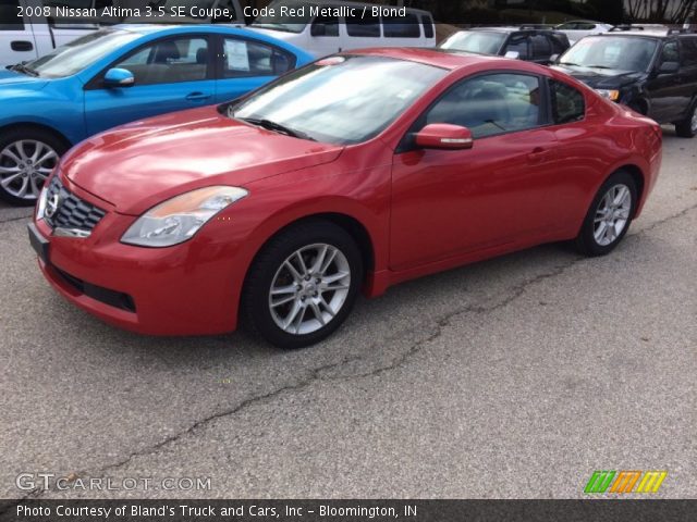 2008 Nissan Altima 3.5 SE Coupe in Code Red Metallic