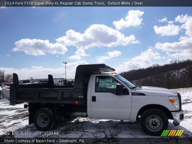 2014 Ford F350 Super Duty XL Regular Cab Dump Truck in Oxford White