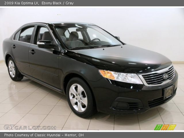 2009 Kia Optima LX in Ebony Black