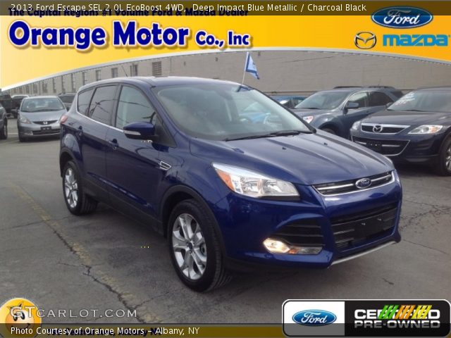 2013 Ford Escape SEL 2.0L EcoBoost 4WD in Deep Impact Blue Metallic