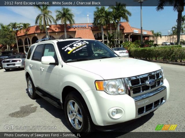 2012 Ford Escape Limited in White Suede