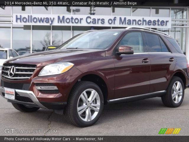 2014 Mercedes-Benz ML 350 4Matic in Cinnabar Red Metallic