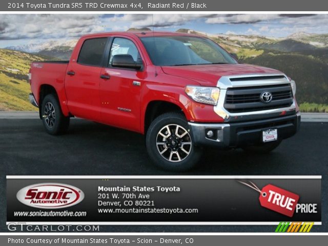 2014 Toyota Tundra SR5 TRD Crewmax 4x4 in Radiant Red