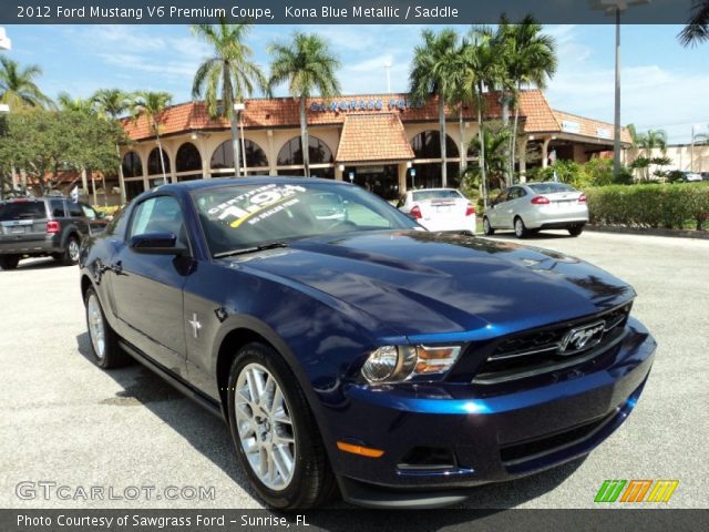 2012 Ford Mustang V6 Premium Coupe in Kona Blue Metallic