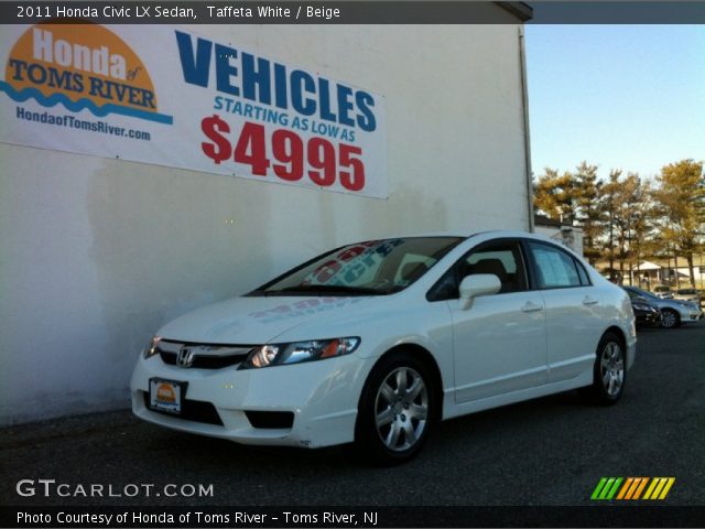 2011 Honda Civic LX Sedan in Taffeta White