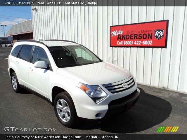 2008 Suzuki XL7  in Pearl White Tri Coat Metallic