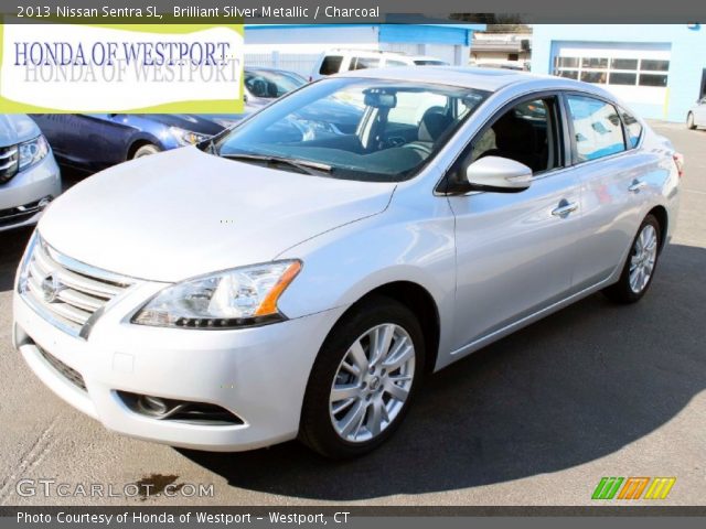 2013 Nissan Sentra SL in Brilliant Silver Metallic