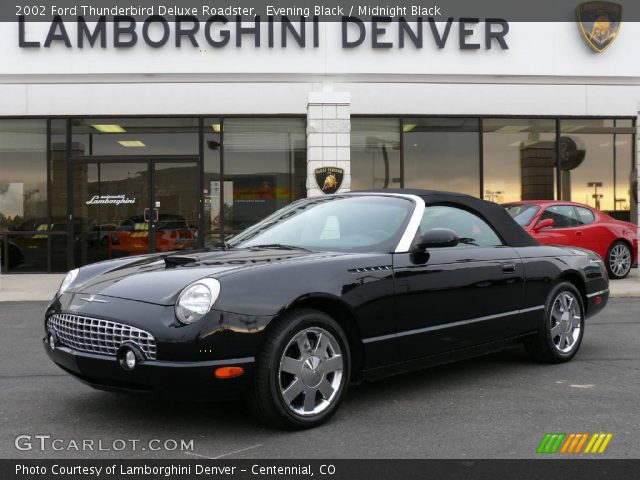 2002 Ford Thunderbird Deluxe Roadster in Evening Black
