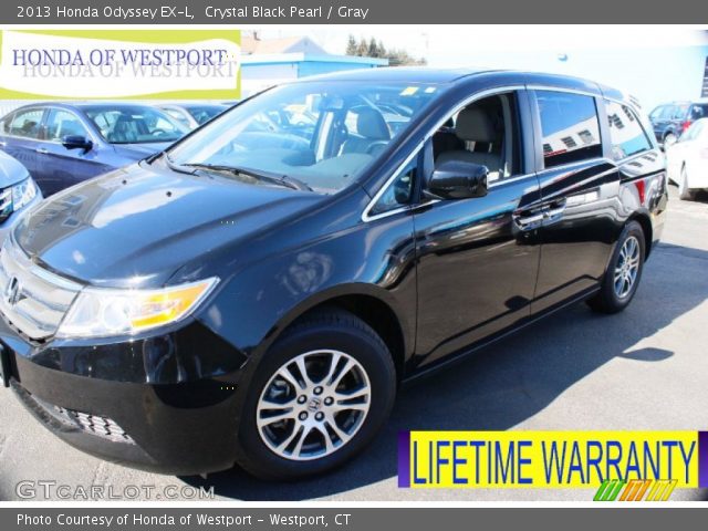 2013 Honda Odyssey EX-L in Crystal Black Pearl
