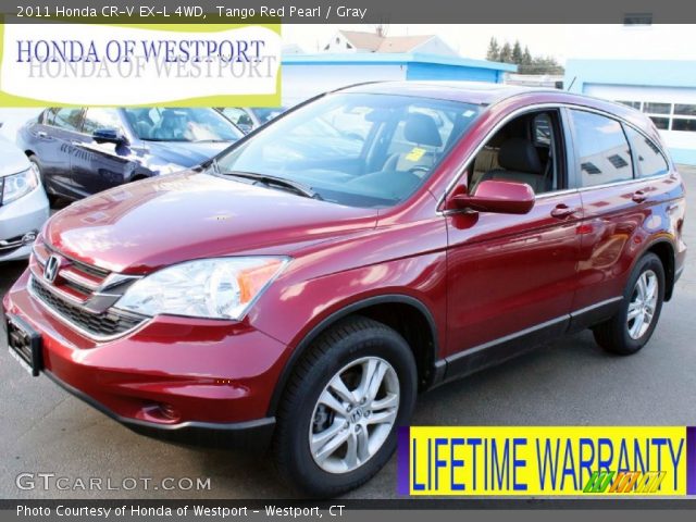 2011 Honda CR-V EX-L 4WD in Tango Red Pearl