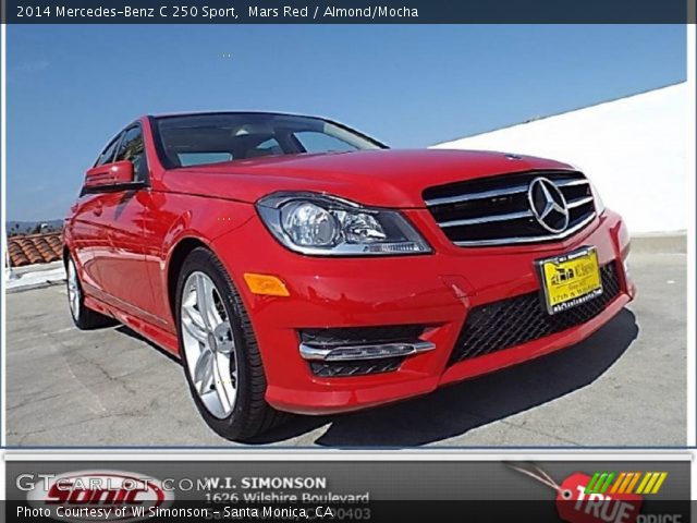 2014 Mercedes-Benz C 250 Sport in Mars Red