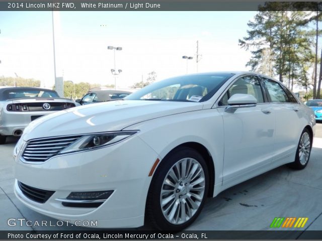 2014 Lincoln MKZ FWD in White Platinum