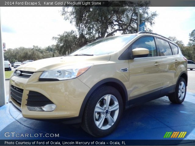 2014 Ford Escape S in Karat Gold