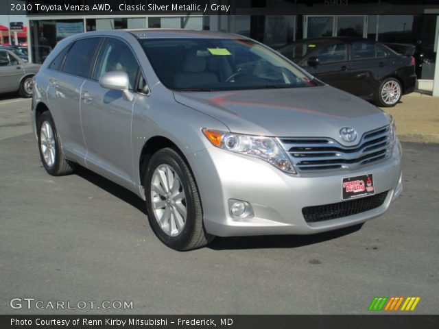 2010 Toyota Venza AWD in Classic Silver Metallic