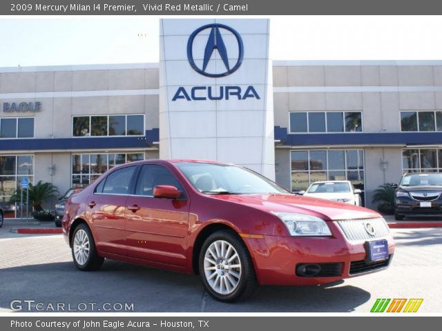 2009 Mercury Milan I4 Premier in Vivid Red Metallic