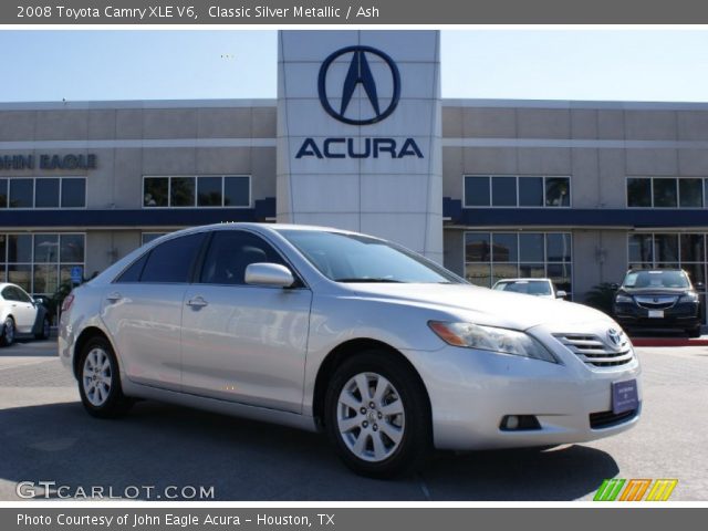 2008 Toyota Camry XLE V6 in Classic Silver Metallic