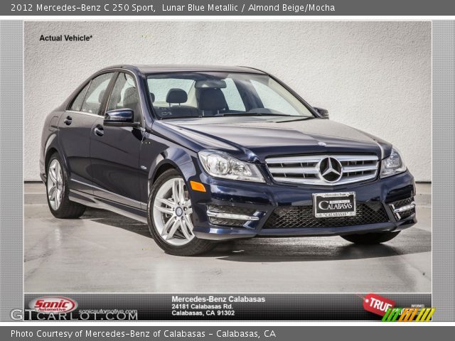 2012 Mercedes-Benz C 250 Sport in Lunar Blue Metallic