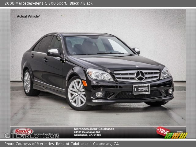 2008 Mercedes-Benz C 300 Sport in Black