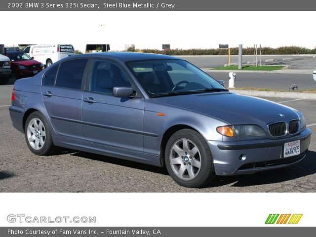 2002 BMW 3 Series 325i Sedan in Steel Blue Metallic