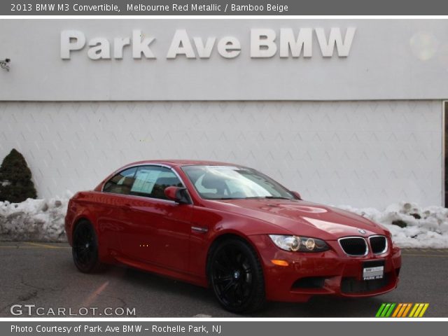 2013 BMW M3 Convertible in Melbourne Red Metallic