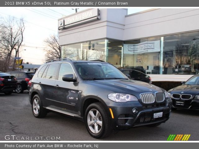 2013 BMW X5 xDrive 50i in Platinum Gray Metallic