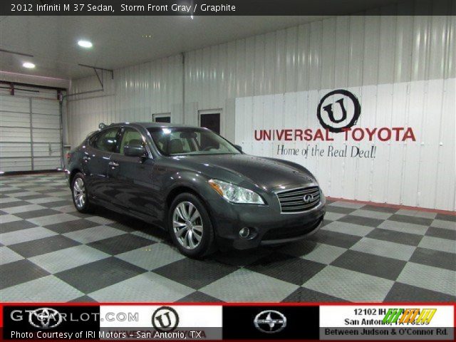 2012 Infiniti M 37 Sedan in Storm Front Gray