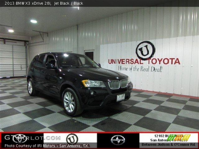 2013 BMW X3 xDrive 28i in Jet Black