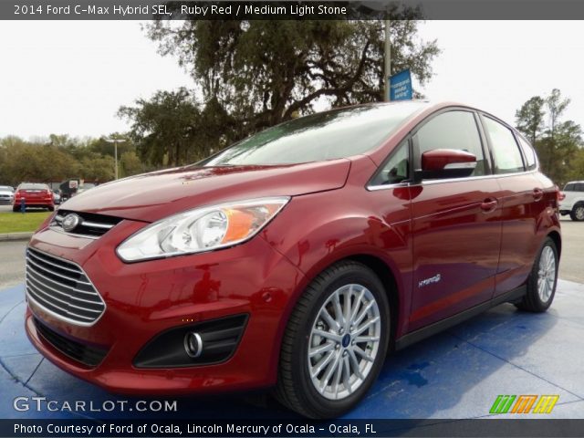 2014 Ford C-Max Hybrid SEL in Ruby Red
