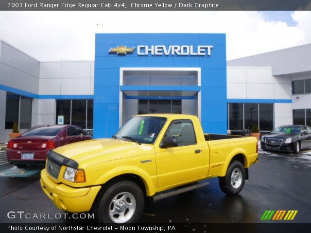 2003 Ford Ranger Edge Regular Cab 4x4 in Chrome Yellow