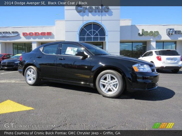2014 Dodge Avenger SE in Black Clear Coat