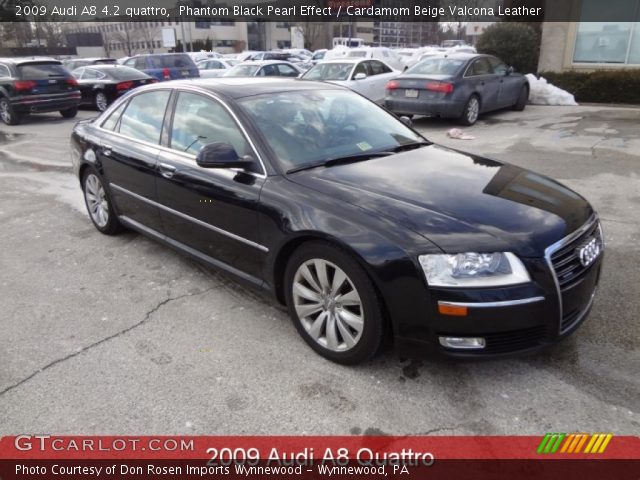 2009 Audi A8 4.2 quattro in Phantom Black Pearl Effect