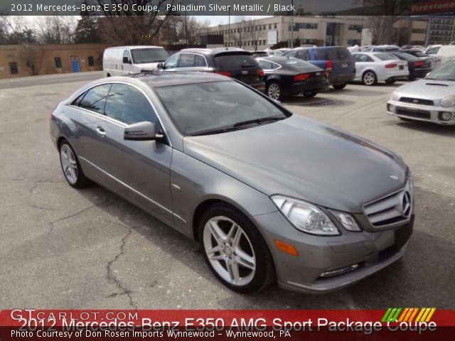 2012 Mercedes-Benz E 350 Coupe in Palladium Silver Metallic
