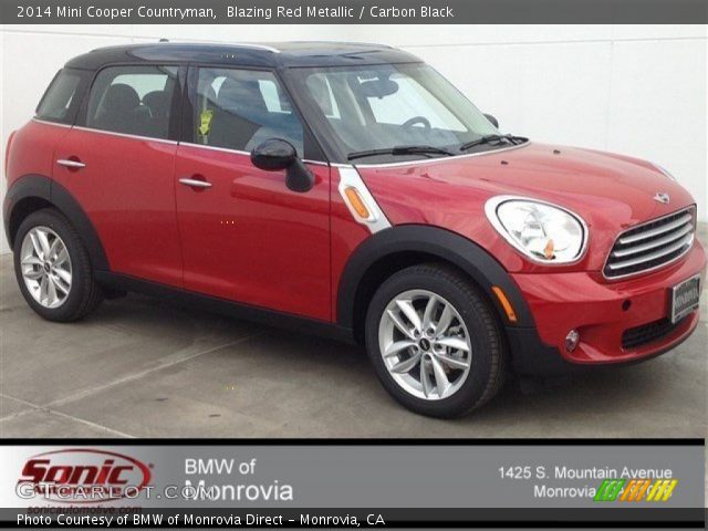 2014 Mini Cooper Countryman in Blazing Red Metallic